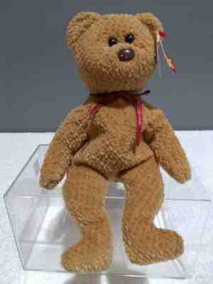 EXTREMELY RARE TY WARNER BEANIE BABY "CURLY"