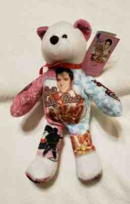 RARE Elvis Presley BEANIE BABY ”TEDDY BEAR” #026 Limited Edition Handmade Tag