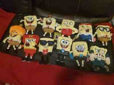 TY Beanie Babies "SPONGEBOB" & "PATRICK"+ BONUS