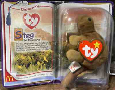 Ty Beanie Baby Cinders The Bear 2000 Retired New Mint w Tag Protectors 