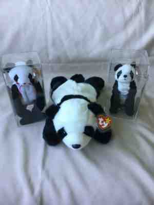 TY Large Peking, Fortune, & China Set Ultra Rare New Mwmt Investment Quality