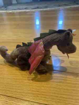 ULTRA RARE VINTAGE SCORCH BEANIE BABY 1998 WITH ERRORS