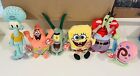 TY Beanie Babies Spongebob Set - Squidward, Plankton, Patrick, Gary, Mr. Krabs