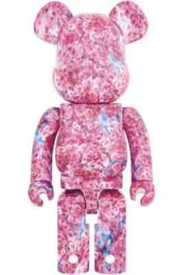 Medicom Toy Bearbrick 2017 Mika Ninagawa Sakura Pink Flower Be@rbrick Japan NEW