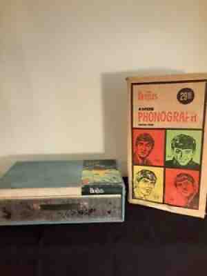 Beatles Record Player NEMS 1964 Original with box, fair condition, does not play