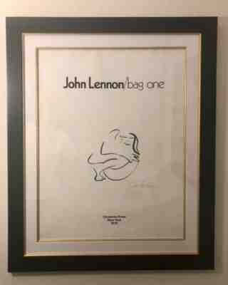 John Lennon Signed Original Lithograph 