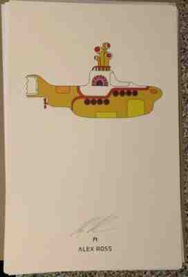 BEATLES YELLOW SUBMARINE- ALEX ROSS SIGNED LITHOGRAPH SET W/ EXCLUSIVE 8TH PRINT