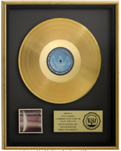 Beatles Paul McCartney WINGS OVER AMERICA Band-Owned RIAA Gold Album Award