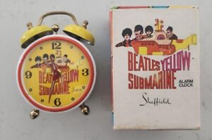 Beatles STUNNING VINTAGE 1968 ' YELLOW SUBMARINE ALARM CLOCK NM WITH BOX !