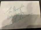 Love From The Beatles John Lennon  Signed Paper Rare 1970s Inscribed To Angela