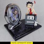 Betty Boop desk set with figurine calendar & art deco alarm clock