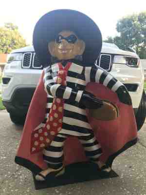 Vintage McDonald's HAMBURGLAR Statue (3ft tall) 1970s