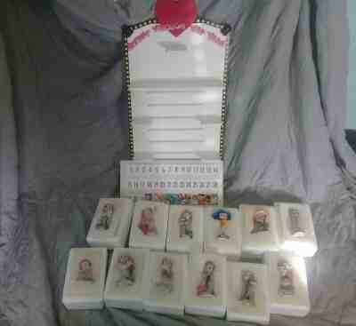 Betty Boop Month Figurine Complete Set With Calendar In Box