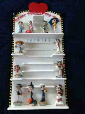 Danbury Mint Betty Boop calendar figurine BOOPIN THROUGH THE YEARS w/12 figurine