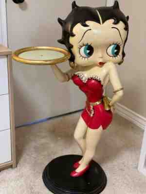 Betty Boop Red Dress Waitress Statue Hearst Vintage Collectible