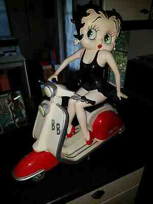 Extremely Rare! Betty Boop Riding Her Scooter Figurine Big Statue