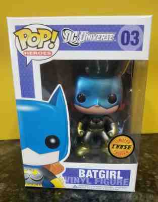 DC Metallic Batgirl Funko Pop Chase #0 Pop  Rare