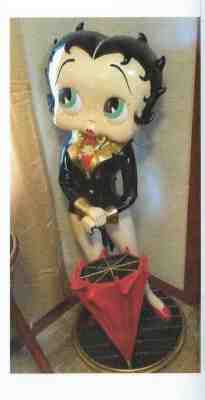 BETTY BOOP LIFE SIZE 5' TALL UMBRELLA STAND