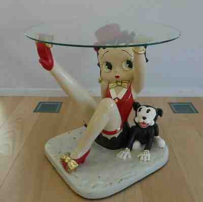 Extremely Rare! Betty Boop with Pudgy Big Figurine Table Statue