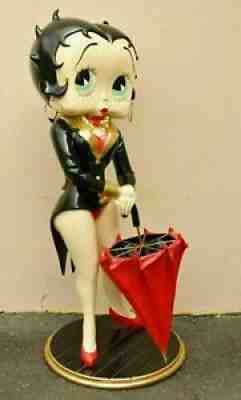 Life Size Betty Boop Umbrella Stand Statue Resin Butler Figure 60" Philly OK