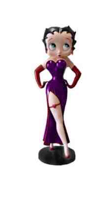 Betty Boop In Violet Life Size Statue Celebrity Party Theme Decor Prop Display