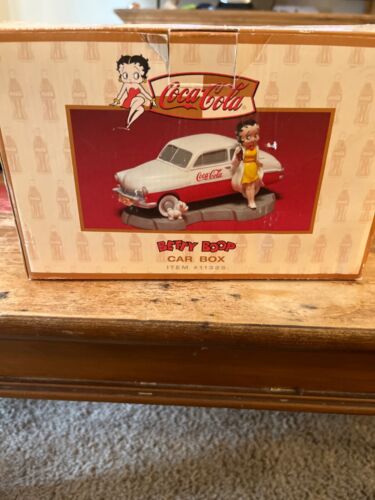 vintage betty boop coco cola car box