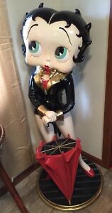 Life Size Iconic Betty Boop Umbrella Holder Statue For Sale At The Right Price