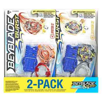 New Beyblade Burst 2-Pack Value Starter Pack Ifritor I2 and Zeutron Z2 Hasbro