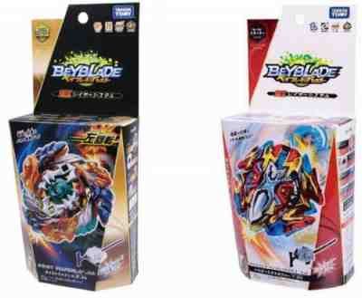 Takara Tomy Beyblade BURST B-120 Buster Excalibur & B-122 Geist Fafnir