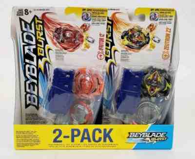 Hasbro Beyblade Burst 2-Pack Zeutron Z2 and Ifritor I2, New