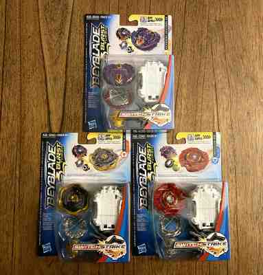 Beyblade Burst Turbo Switchstrike Lot Zeutron Z3 Jinnius J3 Regulus R3 New 