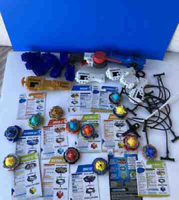 Beyblade Burst Mixed Lot Hasbro Plus Metals Plastic Parts Rip Cord Launcher