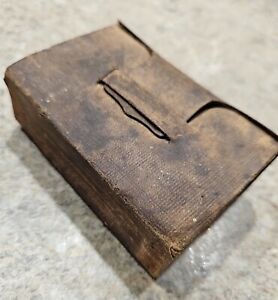 Antique Miniature 1834 Leather Bound Holy Bible Concord, NH