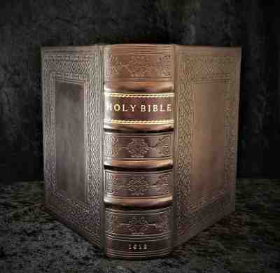 1612 King James Bible First Quarto Edition "She" ~Fine Leather Binding~ Complete