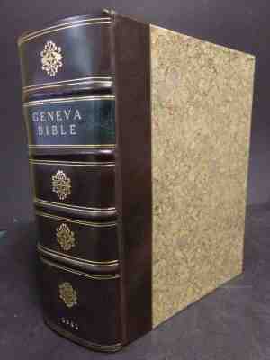 1581 Quarto Geneva Bible - Large Paper Copy with large margins - Rare Edition