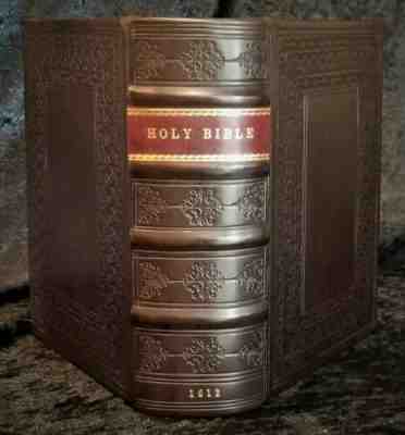 1612 King James "He" Bible, First Quarto Edition H313 ~Roman Font~ Robert Barker