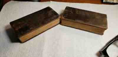 TWO 1750 Thomas Baskett MINI Pocket Holy BIBLE'S OXFORD