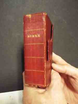 1834 Pocket Bible - Hartford CT - by Andrus and Judd