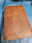 Restoration Study Bible  Rebind Cowhide With Liner Stitched and Tooled Perimeter