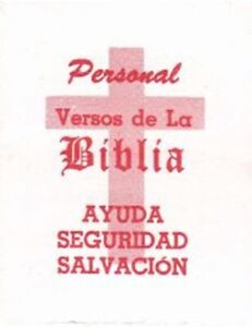 250 Spanish Personal Bible Verses of Comfort Assurance Salvation -FedEx 2nd Day