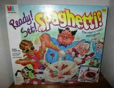 Ready Set Spaghetti Board Game SEALED 1989 Milton Bradley Hasbro SHRINK WRAPPED
