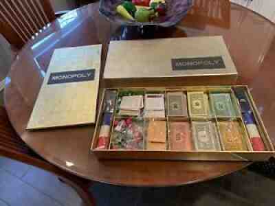 Original 1935 Gold Monopoly Game