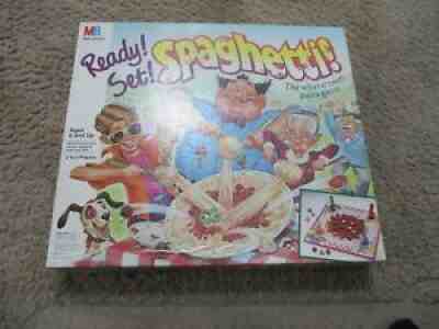 Vintage Ready! Set! Spaghetti! MB Whirl n' Twirl Game 1989