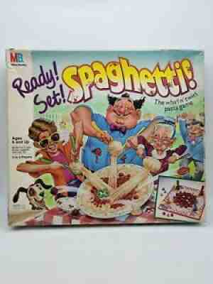 Vintage Ready Set Spaghetti Board Game 1989 Milton Bradley