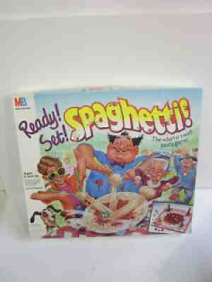 1990 Milton Bradley Ready Spaghetti Board Game vintage Complete