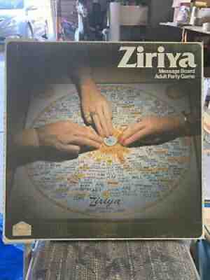 ZIRIYA selling 1975 Message Board Adult Party Game/Spirit Board Rare!