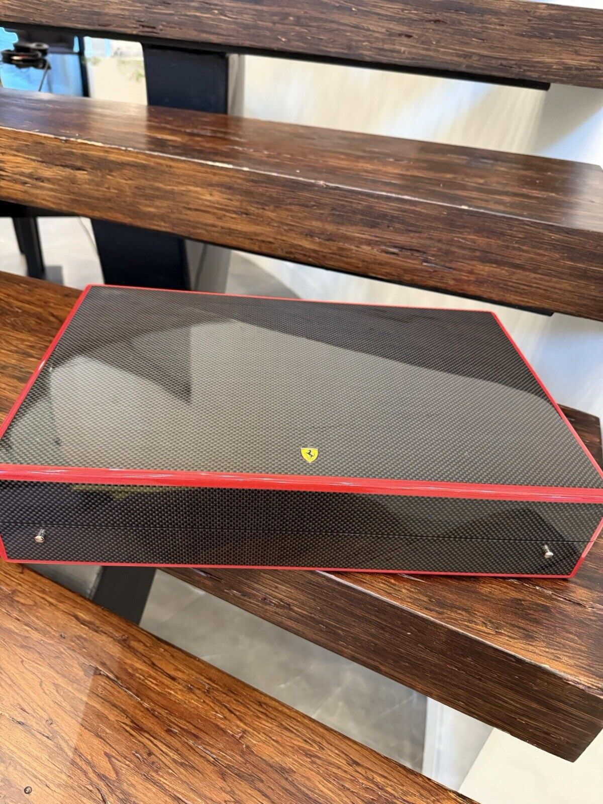 Ferrari Carbon Fiber Backgammon Set