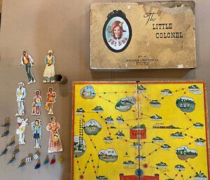 THE LITTLE COLONEL BOARD GAME 1935 SHIRLEY TEMPLE SELCHOW & RIGHTER MEGA RARE