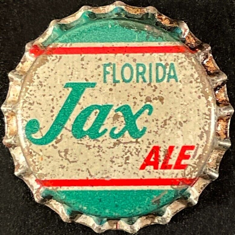JAX ALE UNUSED CORK LINED BOTTLE CAP ~ JAX BREWING JACKSONVILLE FLORIDA FL CROWN