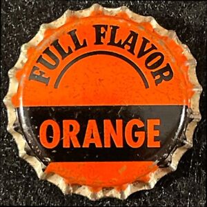 FULL FLAVOR ORANGE CORK SODA BOTTLE CAP COCA-COLA GLASGOW MONTANA OLD COKE CROWN